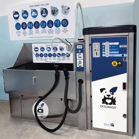 DSW - LAVAGGIO CANI SELF SERVICE COMPLETO DI VASCA